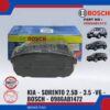 Bosch Brake Pad Kia Sorento 0986 AB1 472