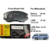 Bosch Brake Pad Mitsubishi L300 0986 505 910