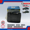 Bosch Brake Pad Merz W123/126 0986 AB0 256